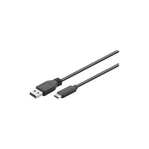 MicroConnect - USB-kabel - 24 pin USB-C (han) til USB Type A (han) - USB 3.2 Gen 1 - 3 m - sort