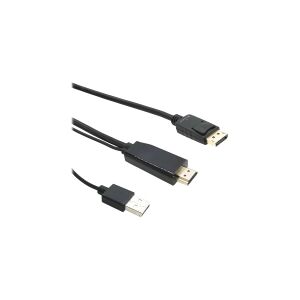 MicroConnect HDMI to DisplayPort Converter Cable, 2m