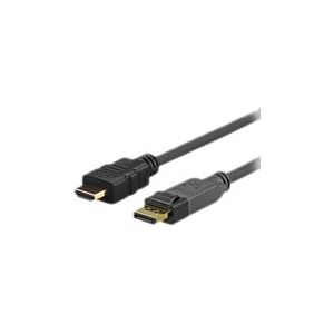 VivoLink Pro - HDMI-kabel - DisplayPort han til HDMI han - 1 m - haspet