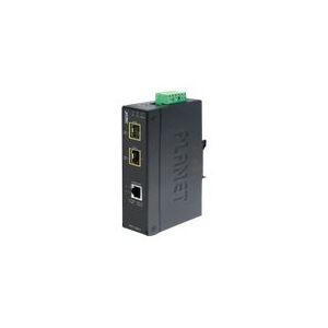 Planet Technology PLANET IGT-1205AT - Fibermedieomformer - GigE - 10Base-T, 100Base-TX, 1000Base-T - RJ-45 / SFP (mini-GBIC)