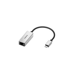 Marmitek 08373, USB Type-C, RJ-45, 0,15 m, Sort, Sølv