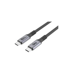 MicroConnect Premium - USB-kabel - 24 pin USB-C (han) til 24 pin USB-C (han) - USB 3.2 Gen 2 - 20 V - 5 A - 4 m - USB Power Delivery (100 W), 4K60 Hz support - sort