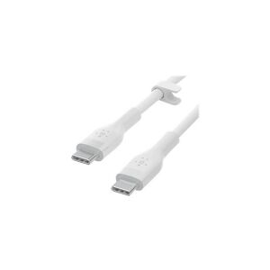 Belkin Components Belkin BOOST CHARGE - USB-kabel - 24 pin USB-C (han) til 24 pin USB-C (han) - 2 m - hvid