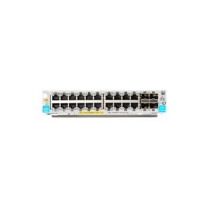 HPE - Ekspansionsmodul - Gigabit Ethernet (PoE+) x 20 + Gigabit Ethernet / 10 Gigabit SFP+ x 4 - for HPE Aruba 5406R, 5406R 16, 5406R 44, 5406R 8-port, 5406R zl2, 5412R, 5412R 92, 5412R zl2