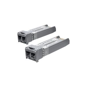 Ubiquiti - SFP (mini-GBIC) transceiver modul - 10GbE - LC multimodus - op til 300 m (pakke med 2)