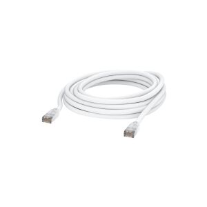 Ubiquiti UniFi - Patchkabel - RJ-45 (han) til RJ-45 (han) - 8 m - 6 mm - STP - CAT 5e - udendørs, robust - hvid