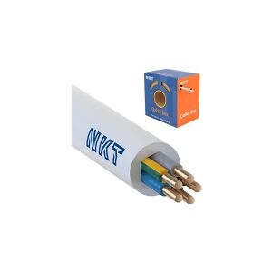 NKT Installationskabel, halogenfri, 5G1,5 mm2 EXQ XTRA Dca hvid 300/500V box 50m - (50 meter)