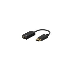 Sinox DisplayPort™ - HDMI™ adapter. 0,1m. Sort