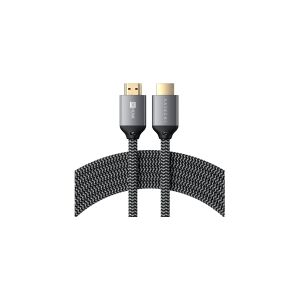 Satechi ST-8KHC2MM, 2 m, HDMI Type A (Standard), HDMI Type A (Standard), Grå