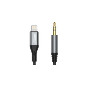 Dudao L11PRO 3.5mm Jack to Lightning cable 1m grå