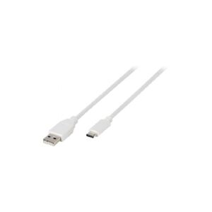 Vivanco - USB-kabel - 24 pin USB-C (han) til USB Type A (han) - 1.2 m - hvid