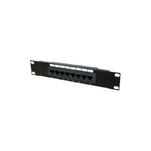 DIGITUS Professional DN-91508U - Patch-panel - CAT 5e - UTP - RJ-45 X 8 - 1U - 10