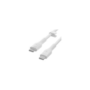 Belkin Components Belkin BOOST CHARGE - USB-kabel - 24 pin USB-C (han) til 24 pin USB-C (han) - 3 m - hvid