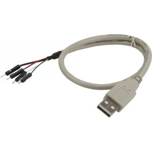 Usb-A Han Til 4 Pin Header Adapter Kabel - 40 Cm