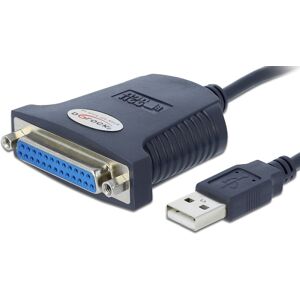 Delock Usb-A 1.1 Til 25 Pin Parallel Adapter - 80 Cm