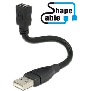 DeLOCK Usb 2.0 Micro-B Hun Til Usb-A Han - Shapecable Serie - 50 Cm