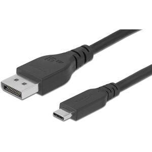 Delock Usb-C Til Displayport Kabel - 8k/60hz - Sort - 1.50 M