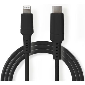 Usb-C Til Lightning Kabel - 3a/20v/60w - Sort - 1 M