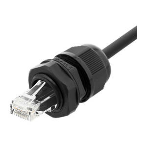 Cat 6a S/ftp Udendørs Netværkskabel - Ip68 - Pg 13.5 - 1 Meter