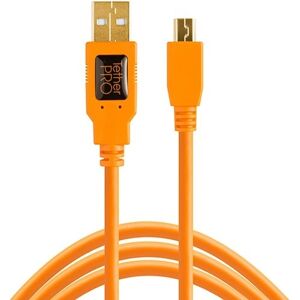 Tether Tools - Usb 2.0/mini-B - 5 Pin - Orange - 4.6 M