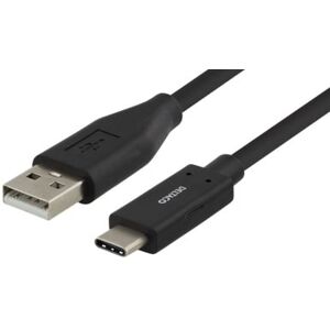 Deltaco Usb-C 3.1 Til Usb-A 2.0 Kabel - 1 M