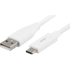 Usb-C 3.1 Til Usb-A 2.0 Han Kabel - Hvid - 1.5 M