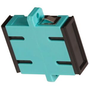 Lan-com Fibermellemled Sc Om3 Mm Duplex Aqua Zirkonia Ferrule