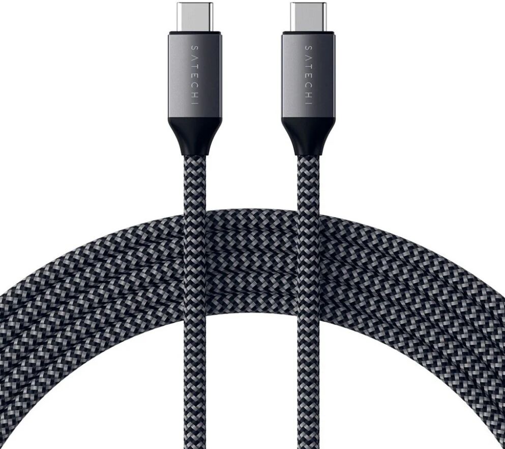 Satechi USB-C Til USB-C Kabel 100W - 2m - Space Grey