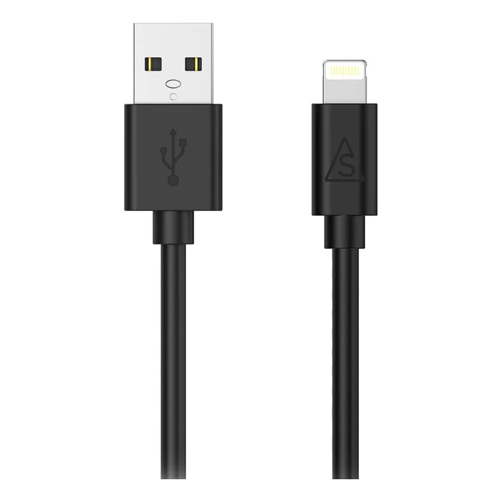 Smartline USB-A til Lightning Kabel 1m. - Sort