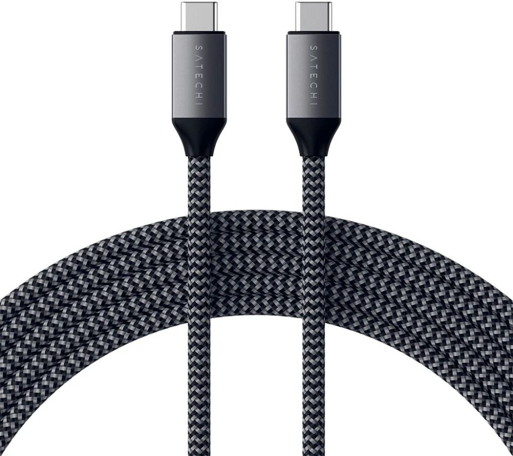 Satechi USB-C Til USB-C Kabel 100W - 2m - Space Grey