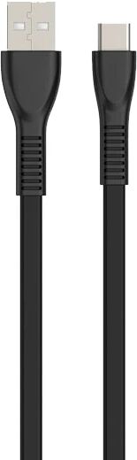 Havit USB-C 2.0 Flat Kabel 1 m. - Black