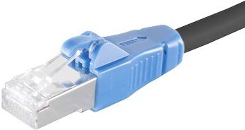 Cat 6a S/ftp Lszh "Easy Pull" Netværkskabel - Sort - 2 M