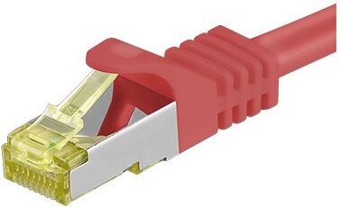 Cat 7 S/ftp Lszh Netværkskabel - Rød - 50 M