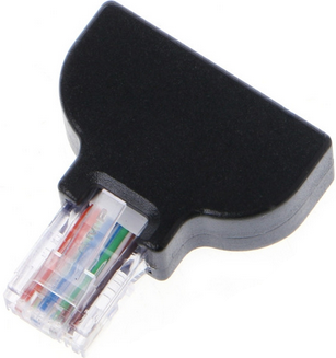 Rj45 Stik Til 8 Pin Med Skrue Terminal