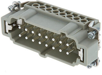 Harting 16-polig Male Multipin Kontakteinsatz