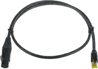 Sommer Cable CAT7 XLRf Adapter 1m black