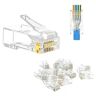 Plug Rj45 Cat5E Passanti 100 Pz