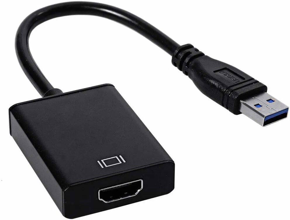 eStore USB 3.0 til HDMI Adapter - Svart