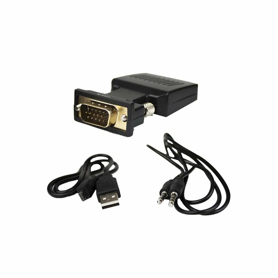 eStore VGA til HDMI-adapter med 3.5 mm lydport