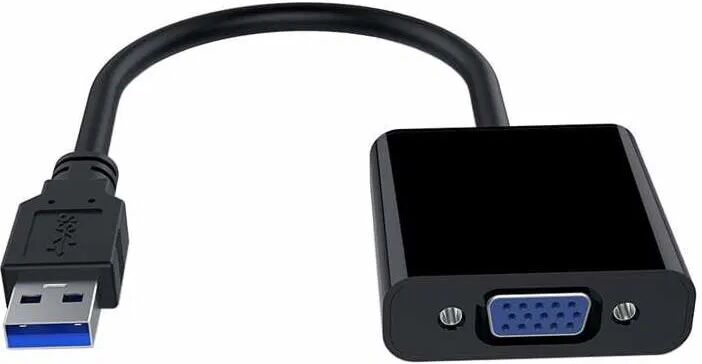 eStore USB 3.0 til VGA Adapter - Svart