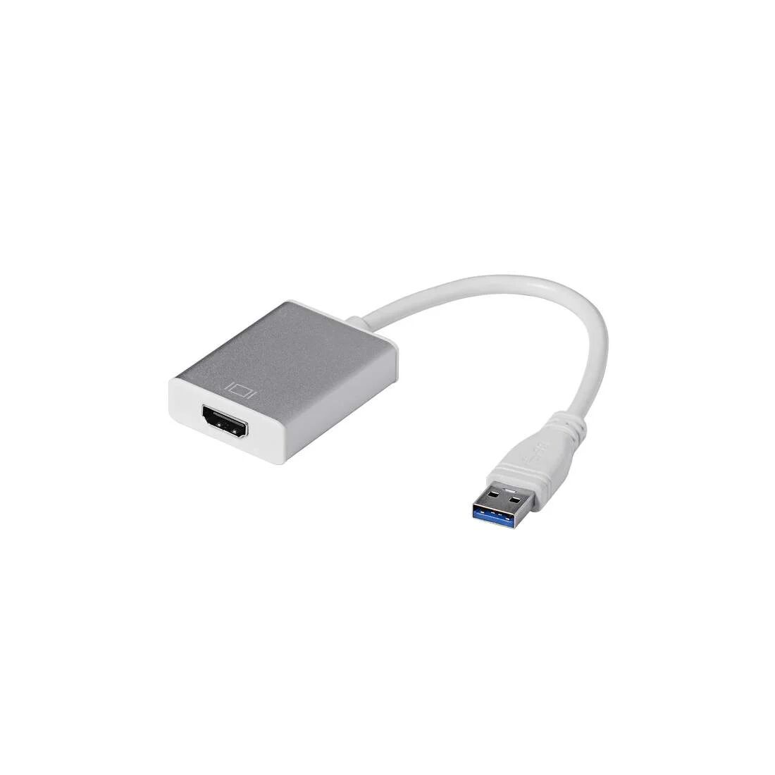 eStore USB 3.0 til HDMI Adapter - Sølv
