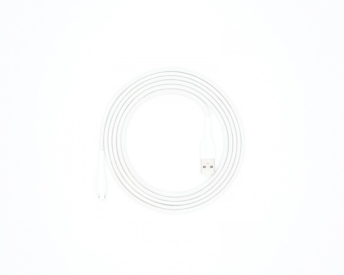 Dream Cables USB-A til Micro-USB Paracord Kabel - Hvit