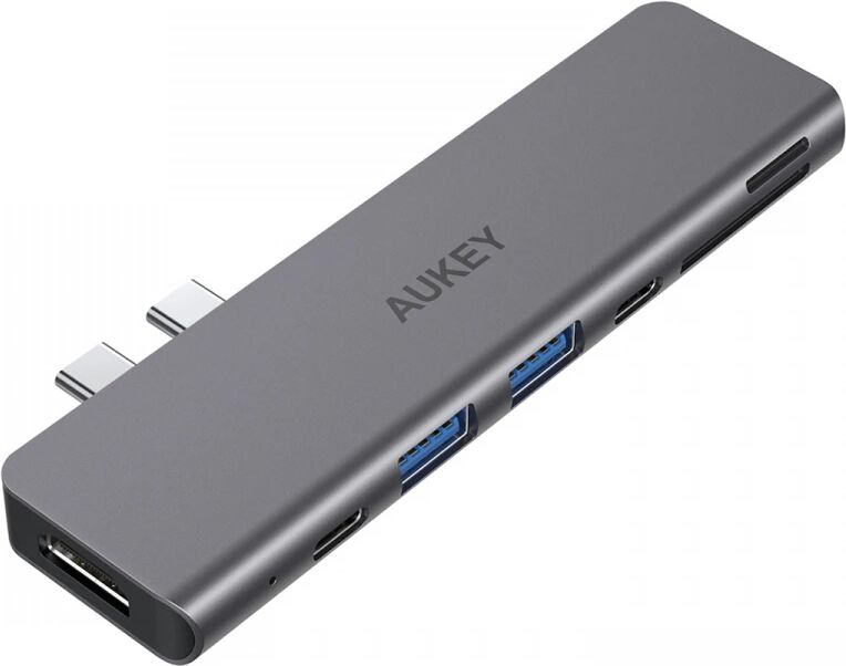 Aukey CB-C76 Thunderbolt 3 USB Hub - 7 porter