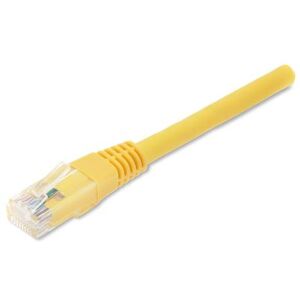 Eurolan 21d-U6-03ylx Patchkabel 2 X Rj45 Utp, Korsad, Gul 3 M, Anslutningsdon & Kablar