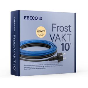 Ebeco Frostvakt 10 Värmekabel Med Stickpropp, 10w/m 100 M, Installation