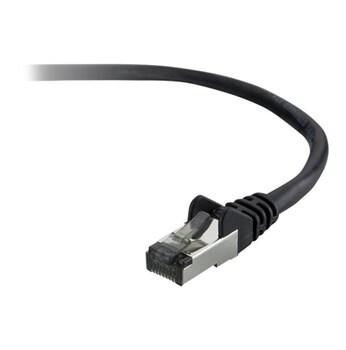 Belkin Cat5e Snagless STP Patch, Black (1m)