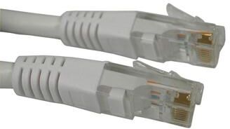 SAVER Network Cat 6 Cable, White (5m)