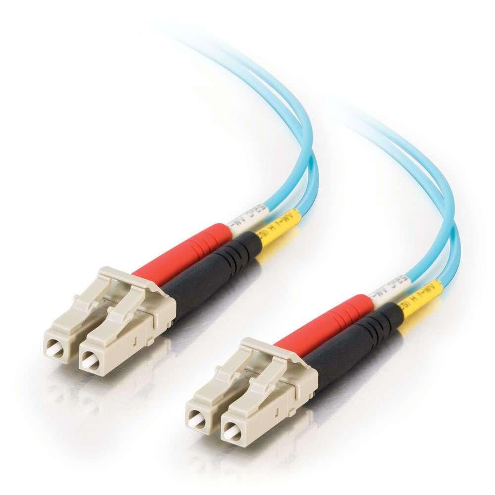 C2G LC-LC 10Gb 50/125 OM3 Duplex Multimode PVC Fiber Optic Cable