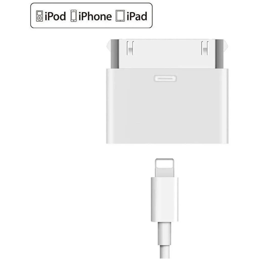 Tech of sweden 8 - pin till 30 - pin Lightning adapter för iPhone, iPad..