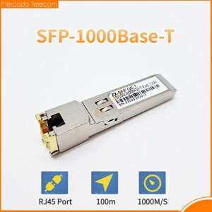 1G SFP To RJ45 Optical Module 1000BASE-T Copper SFP Module Compatible for Cisco Ethernet Optic Switch